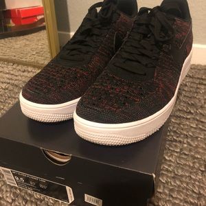 Af1 low fly knit sz 9.5 9/10 with box